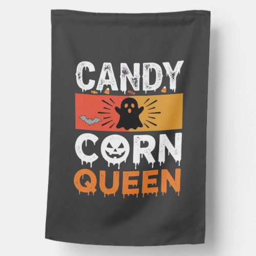 Candy Corn Queen Halloween SVG Design House Flag