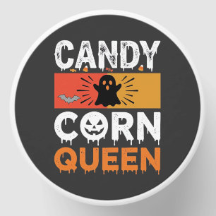 Candy Corn Queen Halloween SVG Design Mini Candle Favors