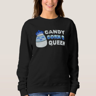 Candy Corn Queen Halloween Sweatshirt