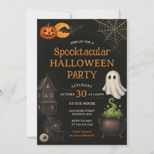 Candy Corn Spooktacular Halloween Party Invite