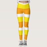 Candy corn 2025 striped leggings