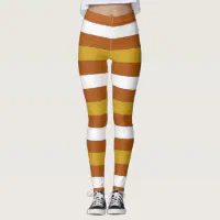 Candy corn 2025 striped leggings