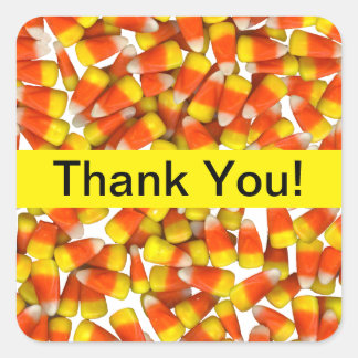 Candy Corn - Thank You Sticker