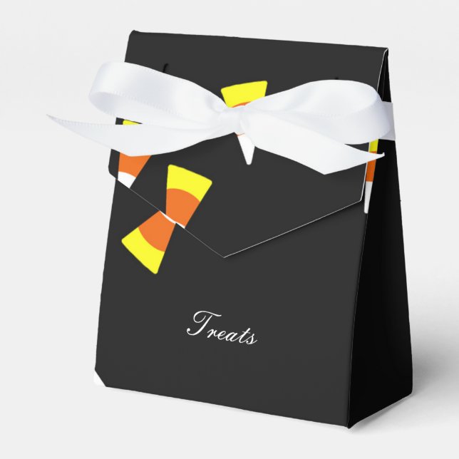 Candy Corn Treats Favor Box (Front Side)