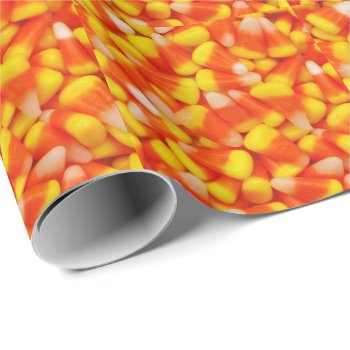 Candy Corn Wrapping Paper by Delights at Zazzle