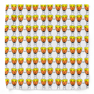 Candy Corn Zombies Doggy Bandana Halloween Scarf