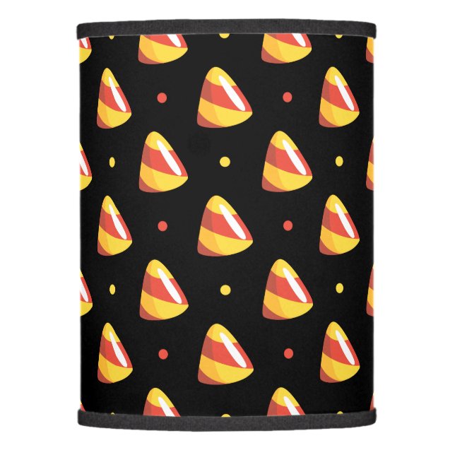 candy corns halloween candy pattern lamp shade (Front)