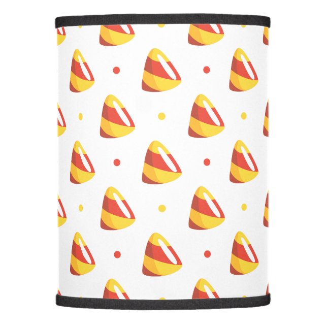 candy corns Halloween Candy Pattern Lamp Shade (Front)