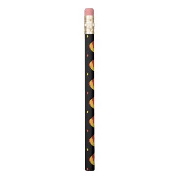 candy corns halloween candy pattern pencil