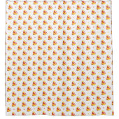 candy corns Halloween Candy Pattern Shower Curtain (Front)
