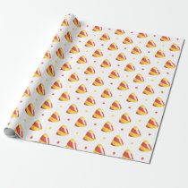 candy corns Halloween Candy Pattern Wrapping Paper