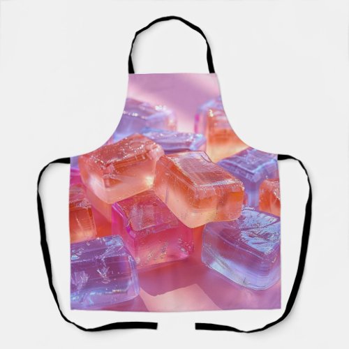 Candy Cosmos Purple and Pink Kitchen Apron