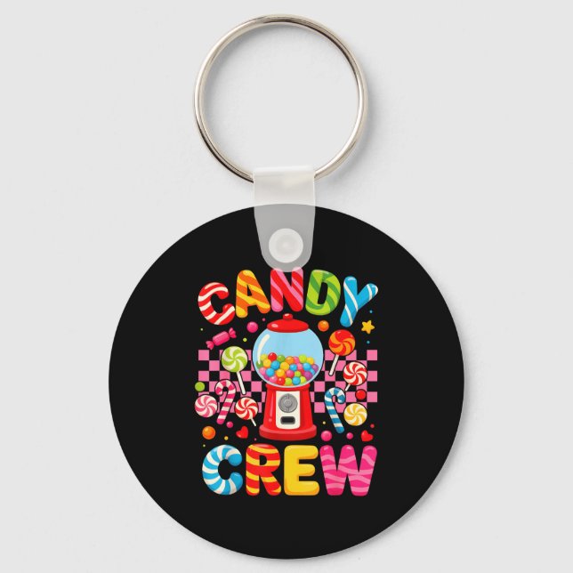 Candy Costume Candy Crew Candy Lover Sweetie Women Keychain (Front)
