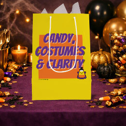 Candy, Costumes & Clarity | Halloween Sober Party Medium Gift Bag