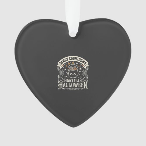 Candy Countdown Halloween Vector Design Ornament