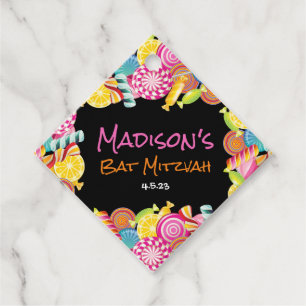 CANDY COUTURE Bat Mitzvah Take Home Favor Gift Tag