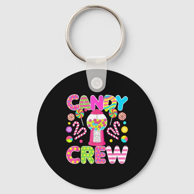 Candy Crew Candy Costume Women Candy Land Kids Swe Keychain (Front)