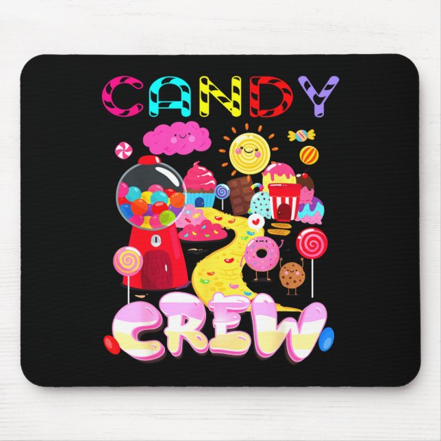Candy Crew Candy Costume Women Candy Land Kids Swe Mouse Pad (Front)