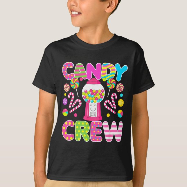 Candy Crew Candy Costume Women Candy Land Kids Swe T-Shirt (Front)
