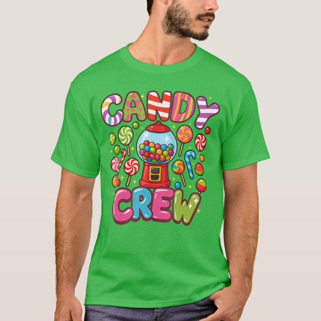 Candy Crew Candy Costume Women Candy Land Kids Swe T-Shirt (Front)