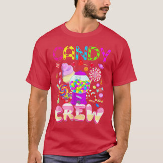Candy Crew Costume Halloween Kids Boy Girls Sweet  T-Shirt