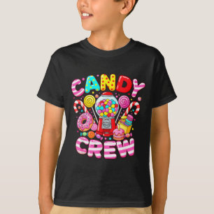 Candy Crew Matching Group Colorful Sweets Party T-Shirt