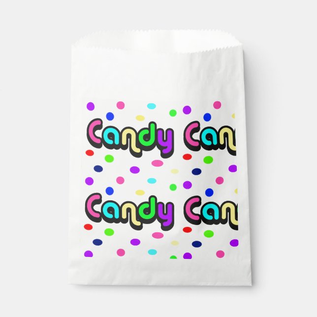 Candy-custom favor bag (Front)