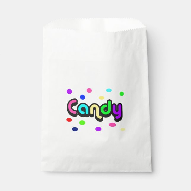 Candy-custom favor bag (Front)