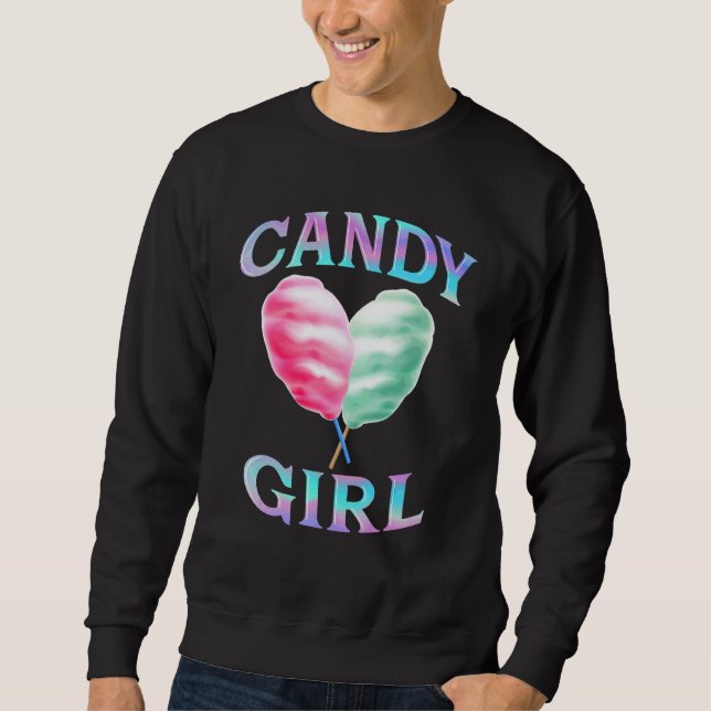 Candy Cute Girl Sweet Lolly Candy Treat  1 Sweatshirt (Front)
