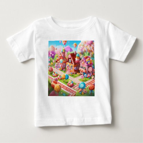 Candy Cute Town  Baby T_Shirt