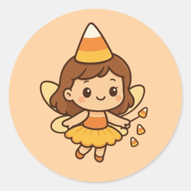 Candy Cutie Classic Round Sticker (Front)
