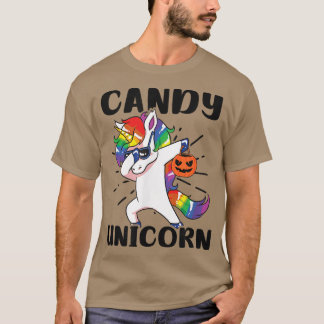 Candy Design Halloween Unicorn T-Shirt