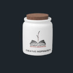 Candy dish<br><div class="desc">Store your favorite "creative inspiration" in this clever dish.</div>