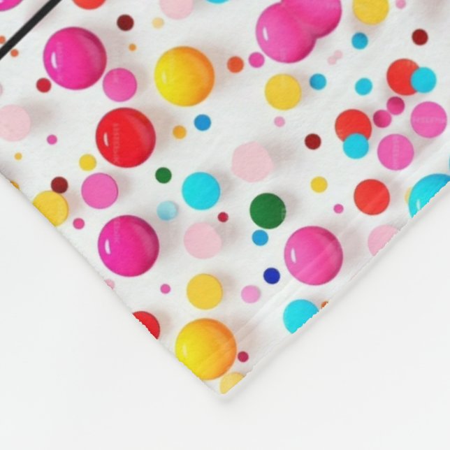 Candy Dot Confetti Pattern Blanket (Corner)
