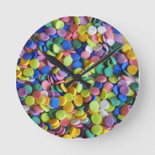Candy Dots 2 Round Clock