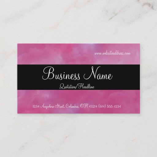 Customizable Candy Dreams with Black Stripe Business Cards