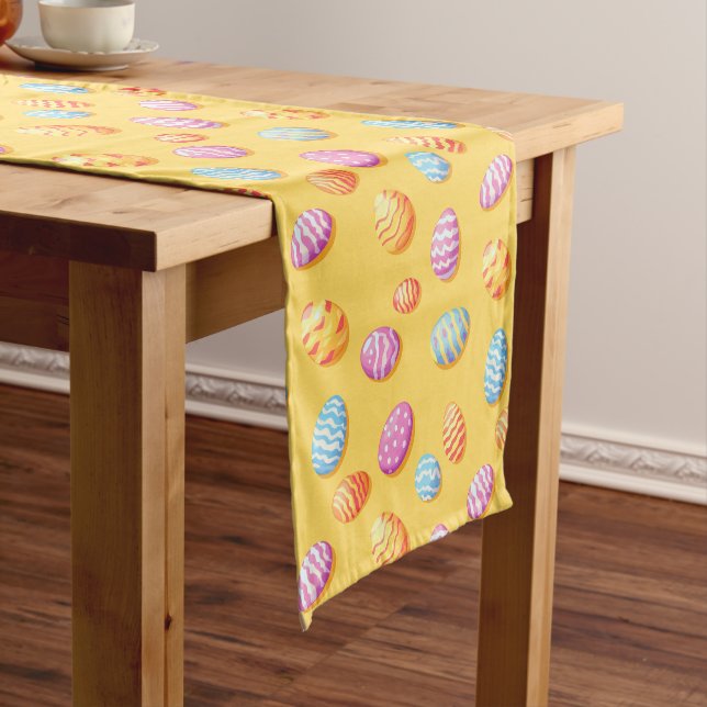 Candy Egg Parade Short Table Runner (In Situ)
