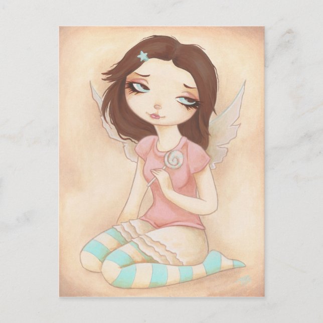 CANDY FAIRY something sweet Postcard (Front)