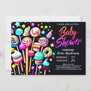 Candy Fantasy Baby Shower  Invitation