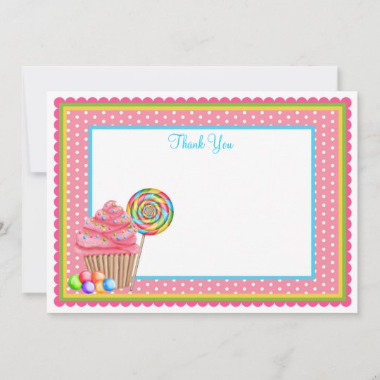 Candy Flat Notecard | Zazzle.com