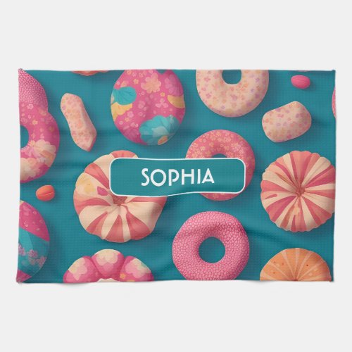 Candy Floral Colorful Personalized Pattern Kitchen Towel