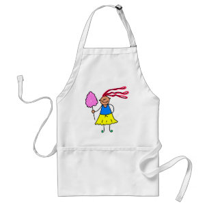 Candy Floss Kid Adult Apron