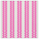 Candy Floss Pink White Patterned Stripe Fabric