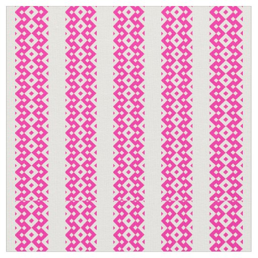 Candy Floss Pink White Patterned Stripe Fabric