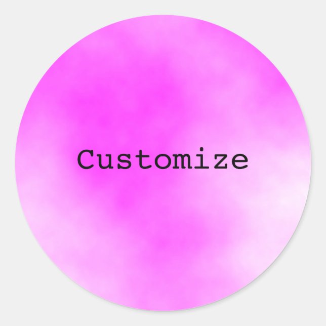 Candy floss - Template Classic Round Sticker (Front)