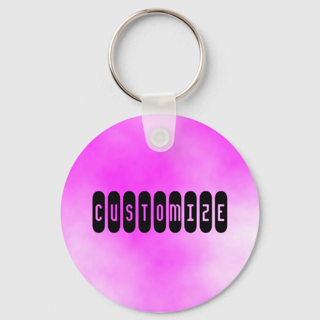 Candy floss - Template Keychain (Front)