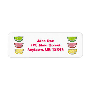 Candy Fruit Slice Slices Sweet Candies Labels