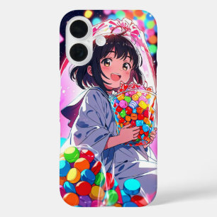 Candy Ghost Girl iPhone 16 Case