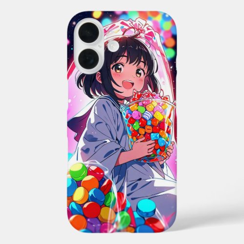 Candy Ghost Girl iPhone 16 Case