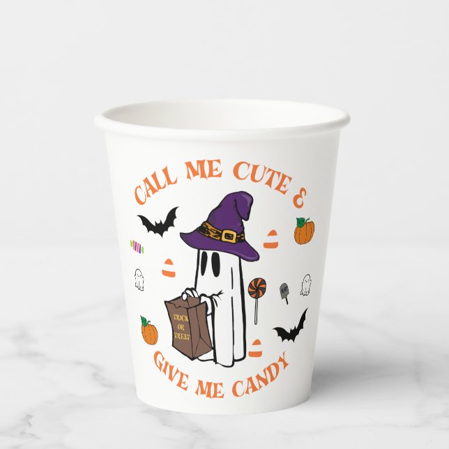Candy Ghost Halloween Cup (Front)